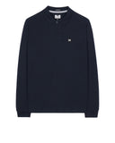 Dice Long Sleeve Polo Shirt Navy
