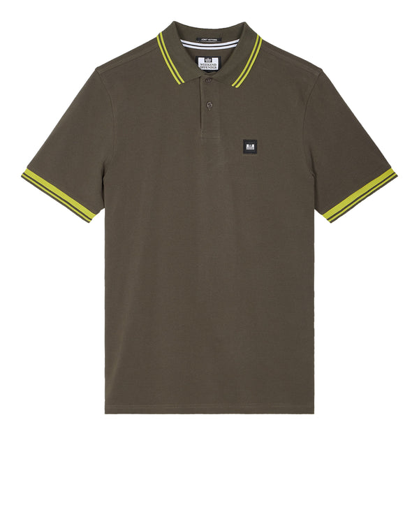 Levanto Polo Shirt Castle Green/Limeish Green
