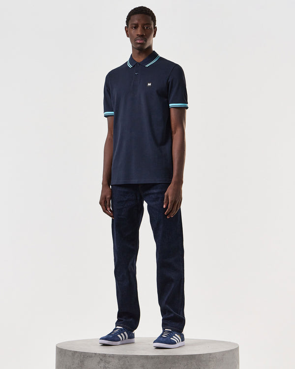 Levanto Polo Shirt Navy/Saltwater Blue