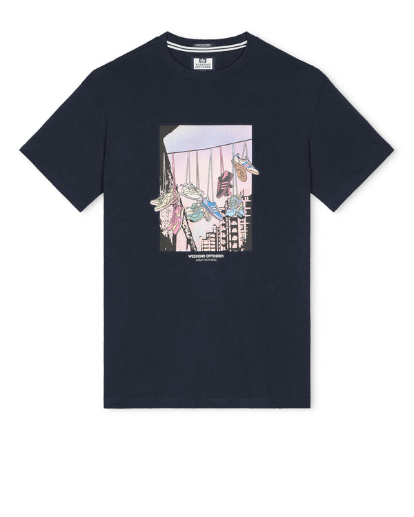 Turf Wars Graphic T-Shirt Navy