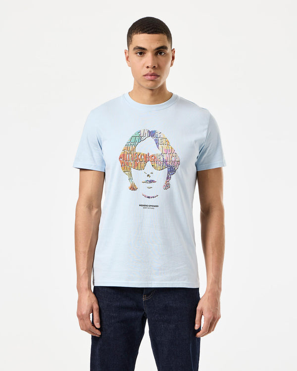 Kinky Afro Graphic T-Shirt Ocean Wave