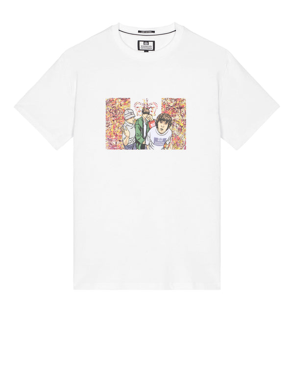 Number 5 Graphic T-Shirt White