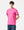 Smile Graphic T-Shirt Candy Pink