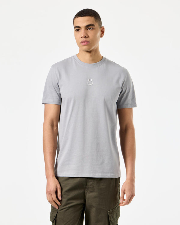 Smile Graphic T-Shirt Smokey Grey