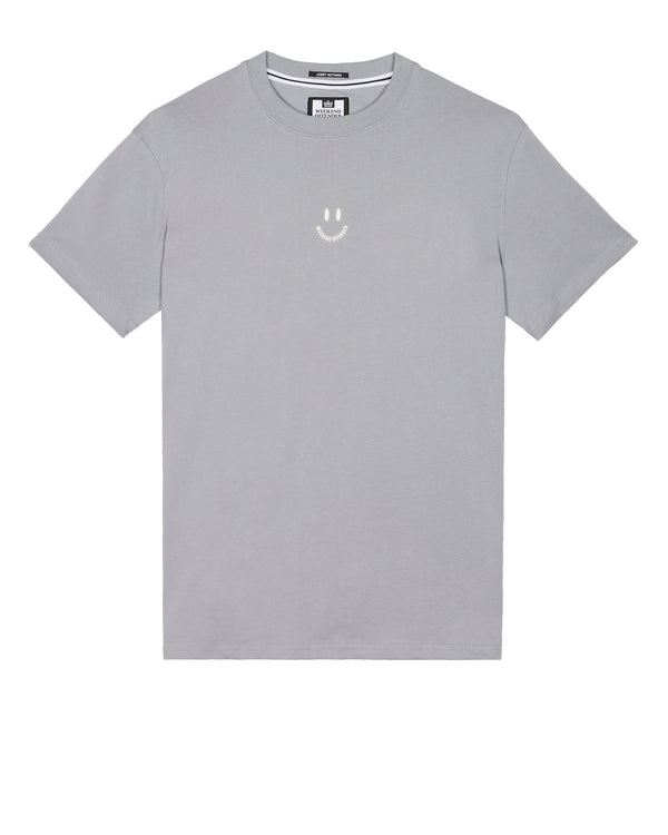 Smile Graphic T-Shirt Smokey Grey