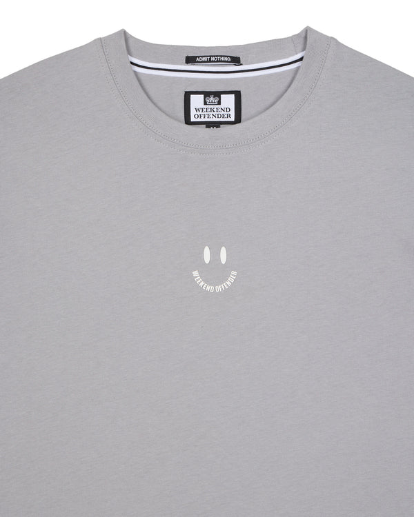 Smile Graphic T-Shirt Smokey Grey