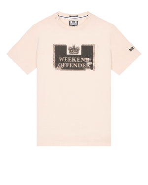 Bonpensiero Grafik-T-Shirt Alabaster