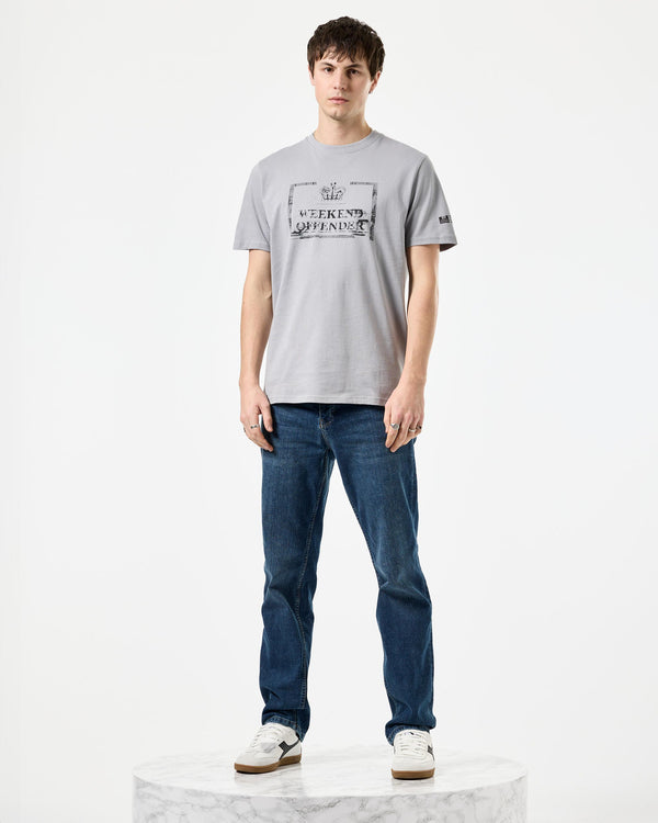 Bonpensiero Graphic T-Shirt Smokey Grey