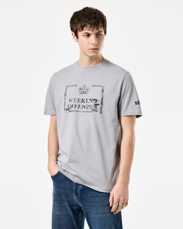 Bonpensiero Graphic T-Shirt Smokey Grey