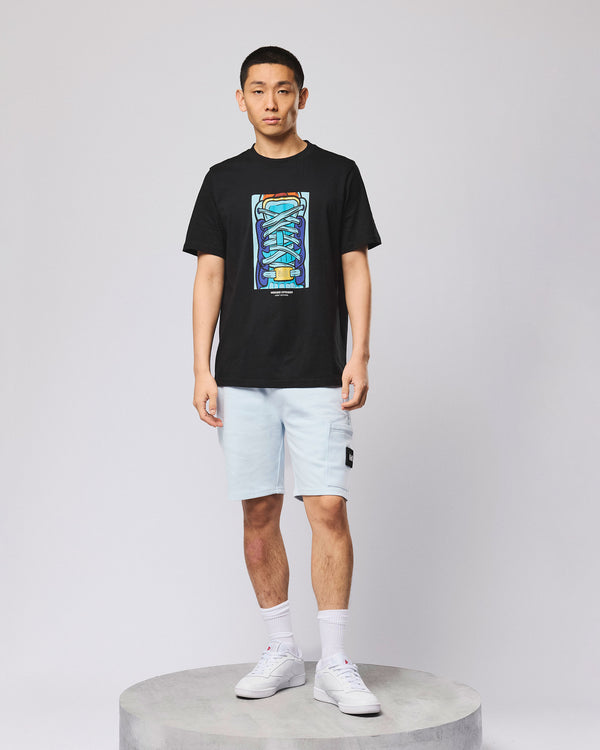 Laces Graphic T-Shirt Black