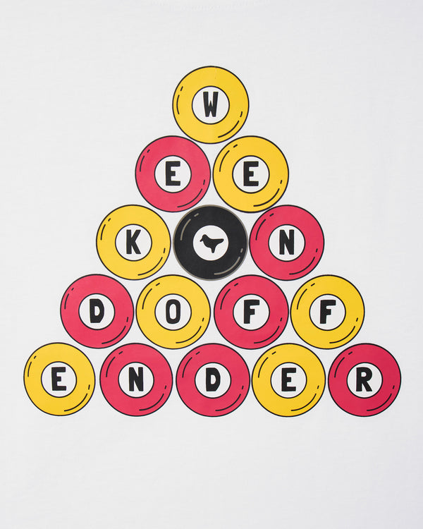 8 Ball Graphic T-Shirt White