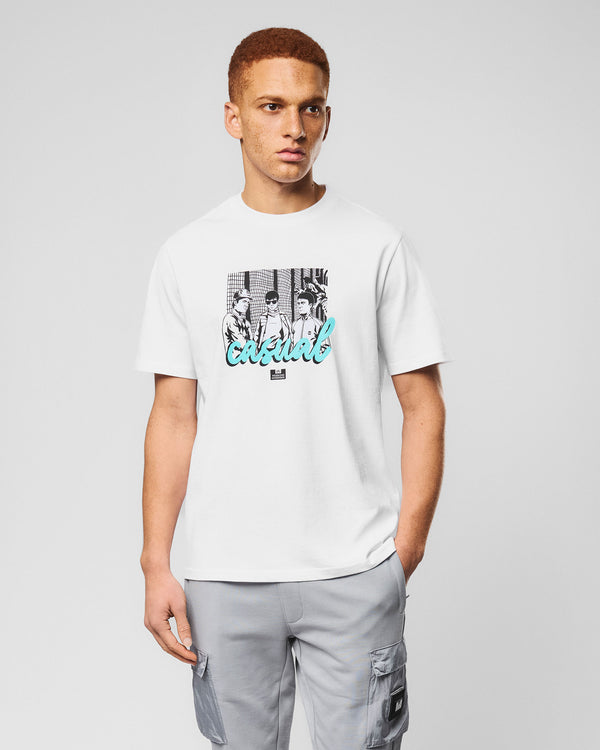 Terrace Graphic T-Shirt White
