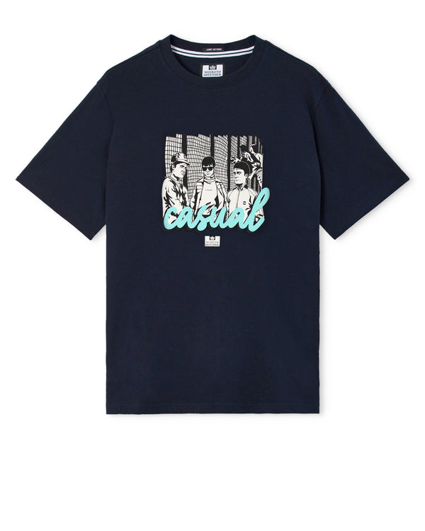 Terrace Graphic T-Shirt Navy