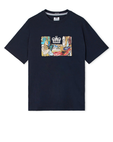 D'arblay Graphic T-Shirt Navy – Weekend Offender