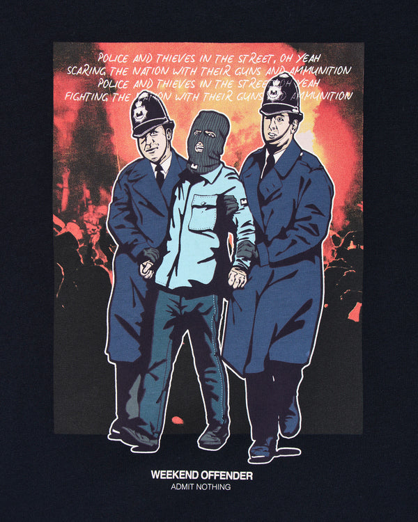 Maglietta grafica Murvin blu navy