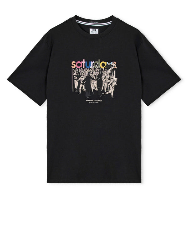 Saturdays Kids Graphic T-Shirt Black