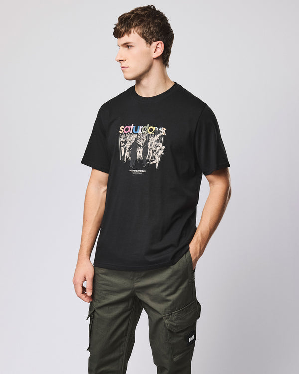 Saturdays Kids Graphic T-Shirt Black