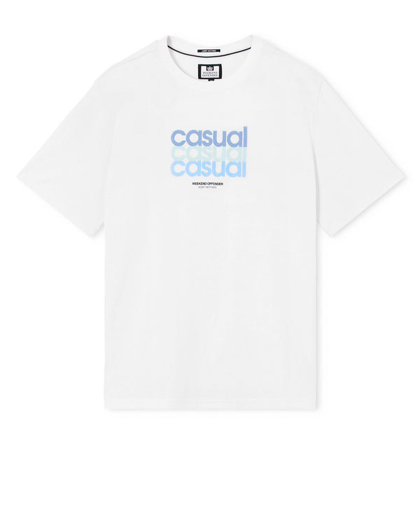 WOL Grafik-T-Shirt Weiß