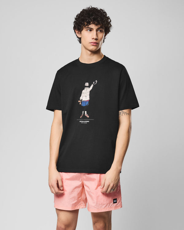 Hassen Graphic T-Shirt Black