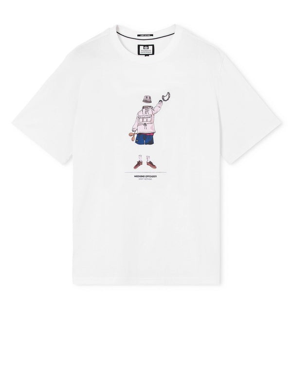 Hassen Graphic T-Shirt White