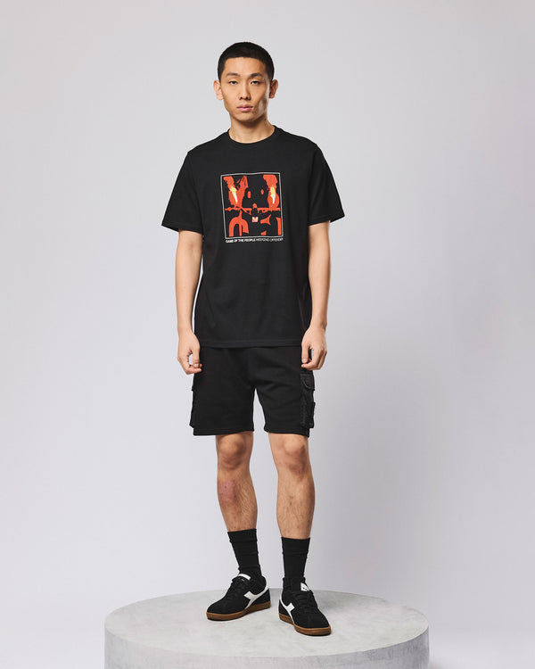 The People Graphic T-Shirt Black