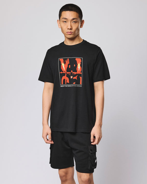 The People Graphic T-Shirt Black