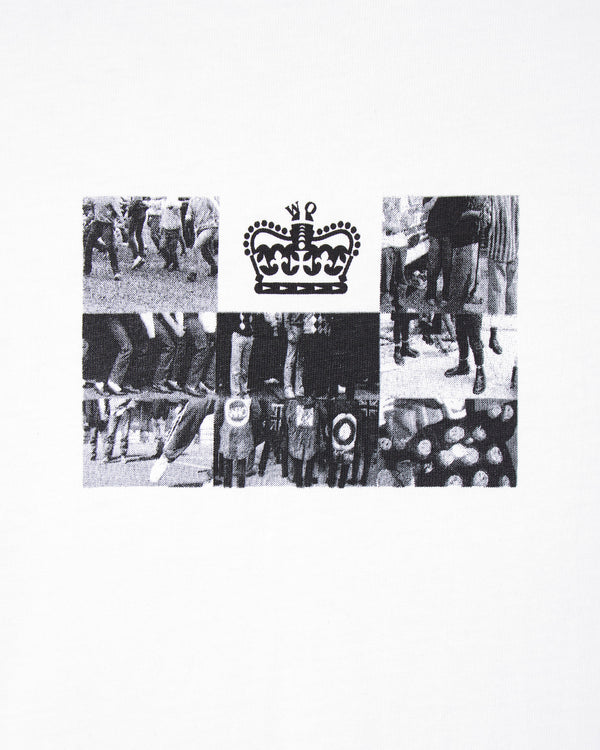 Albion Grafik-T-Shirt Weiß