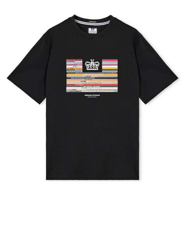 Vinyl Graphic T-Shirt Black