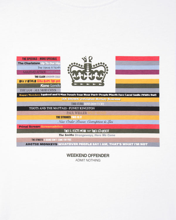 Vinyl Graphic T-Shirt White