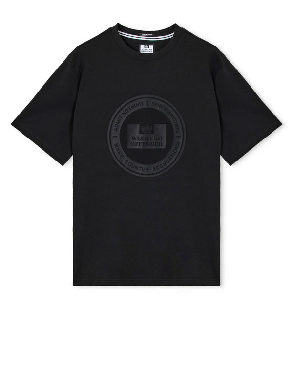 Deny Graphic T-Shirt Black