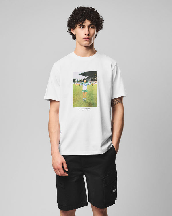 T-Shirt Grafica El Diez Bianca
