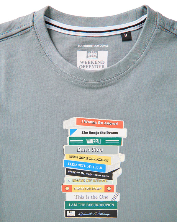 Kids Limone Graphic T-Shirt Porpoise Grey