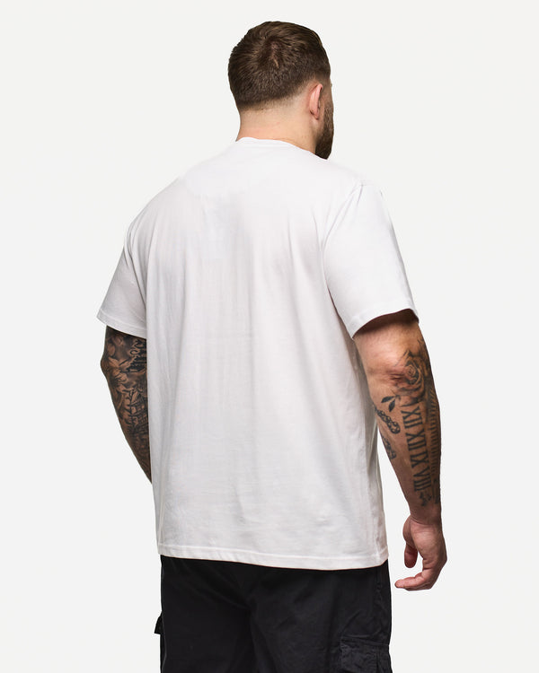 Plus Size - Battle Lines Graphic T-Shirt White