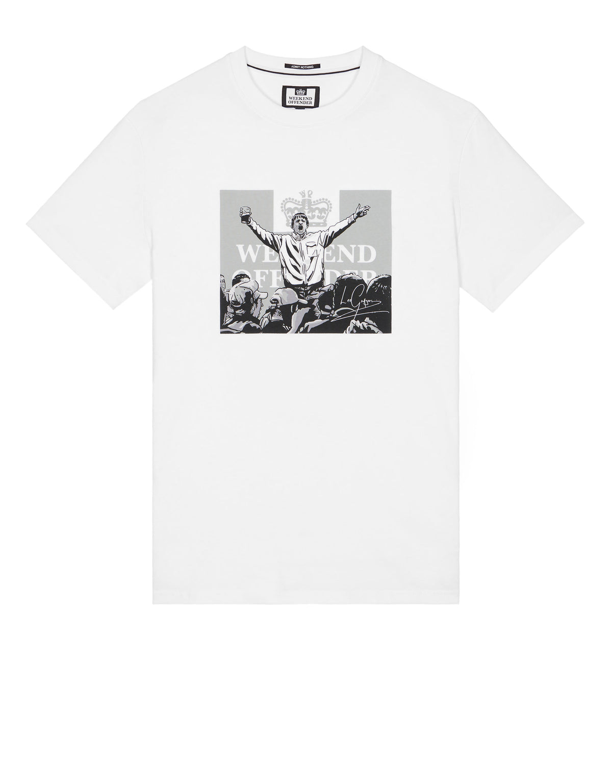 Plus Leo Gregory Mono Graphic T Shirt