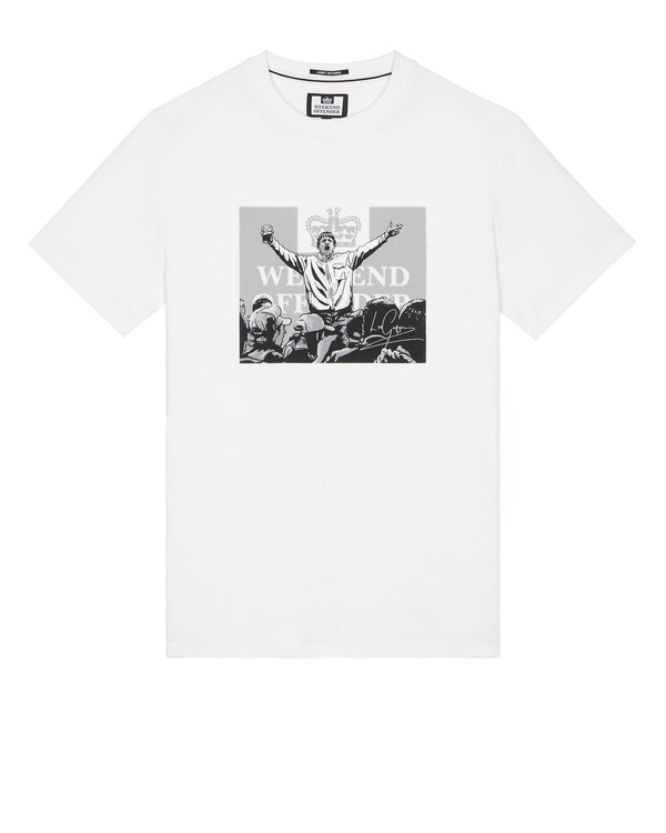 Leo Gregory Mono Graphic T-Shirt White