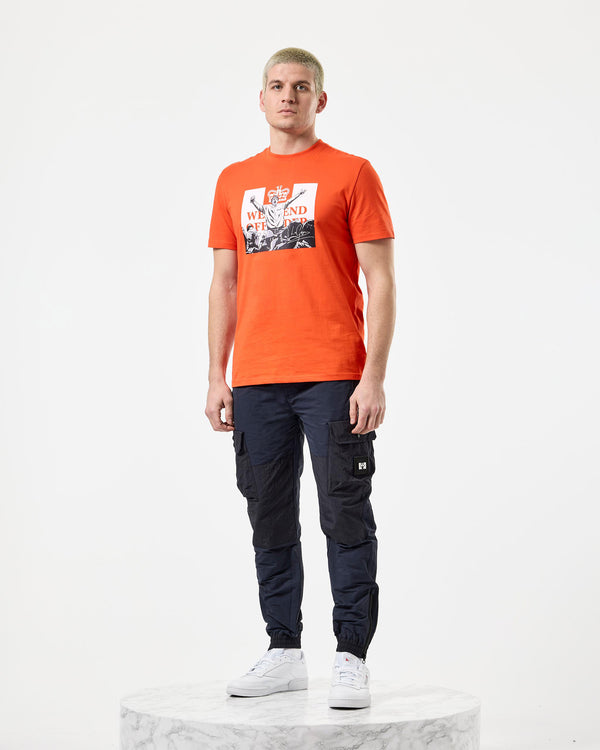 Leo Gregory Mono Graphic T-Shirt Pure Orange