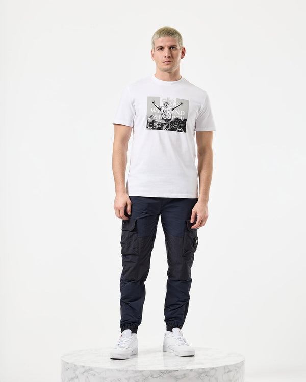 Leo Gregory Mono Graphic T-Shirt White