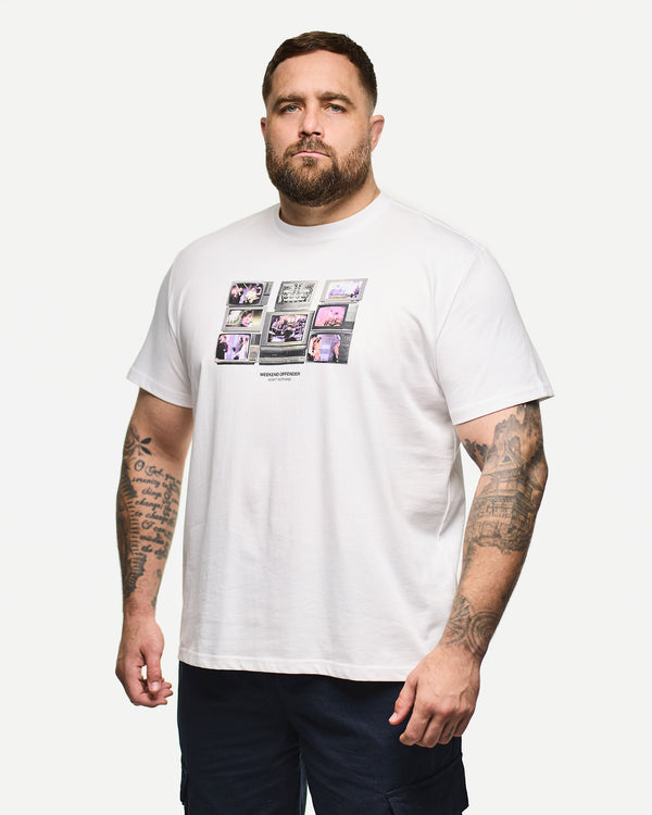 Plus Size - Vision Graphic T-Shirt White