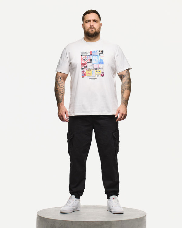 Plus Size - Passes Graphic T-Shirt White