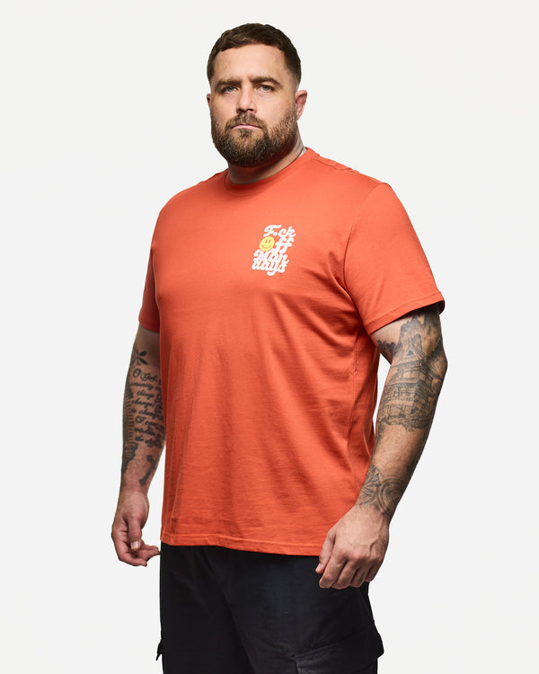 Plus Size - F.O.M. Graphic T-Shirt Sunset Orange