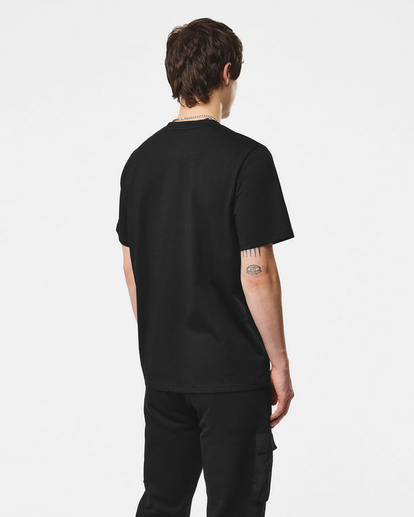 T-shirt Hebdofin con stampa nera