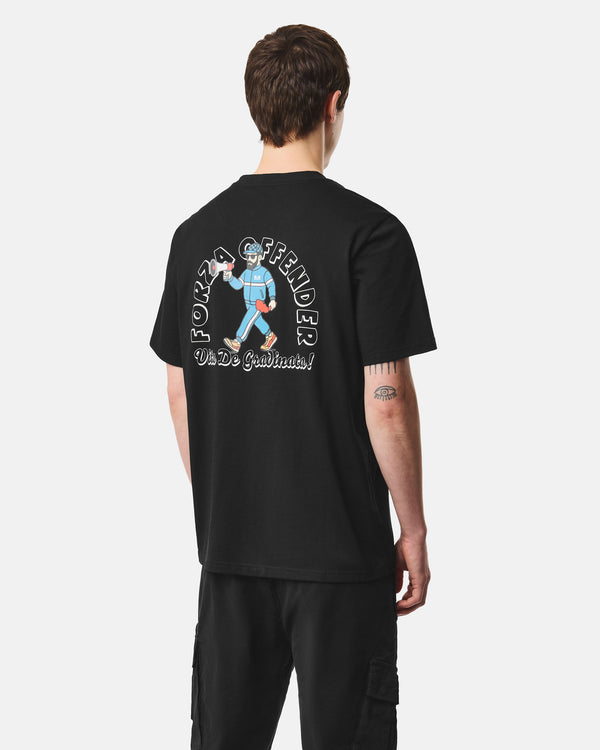 T-shirt Delinquens grafica nera