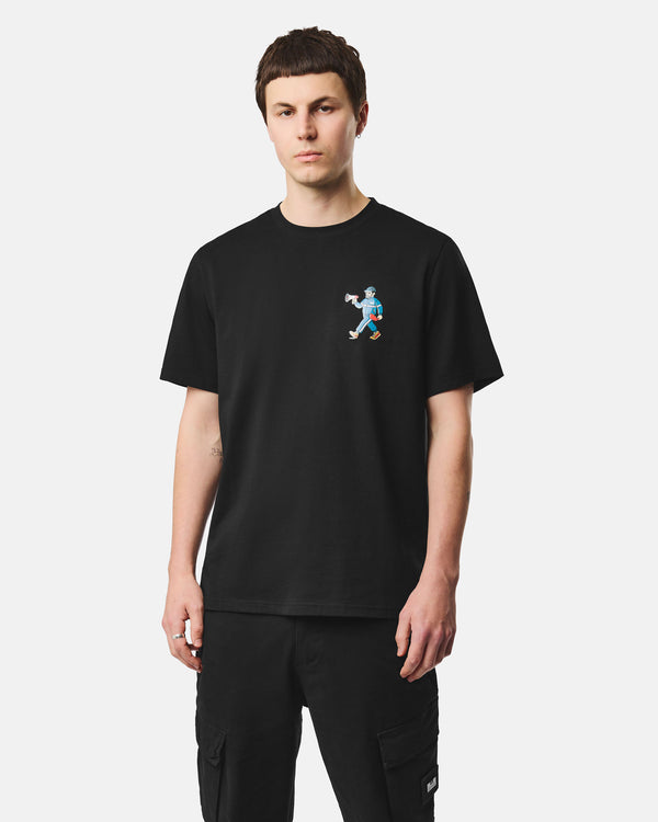T-shirt Delinquens grafica nera