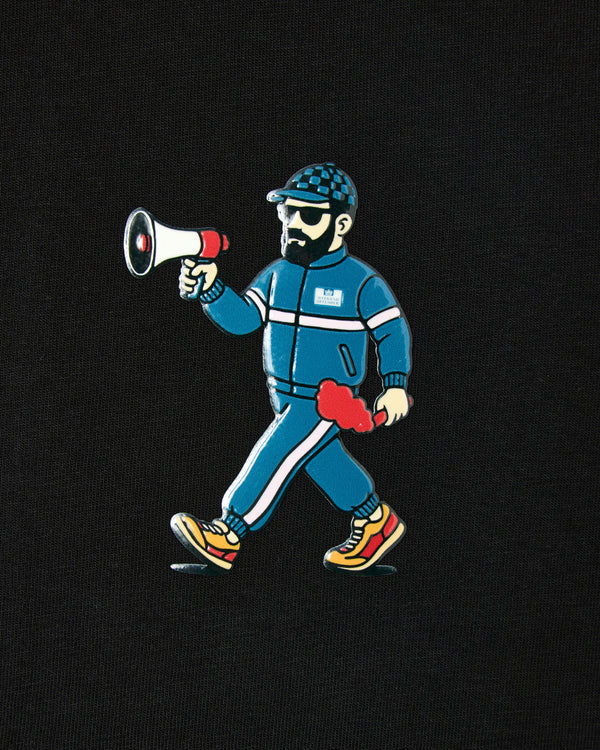 T-shirt Delinquens grafica nera