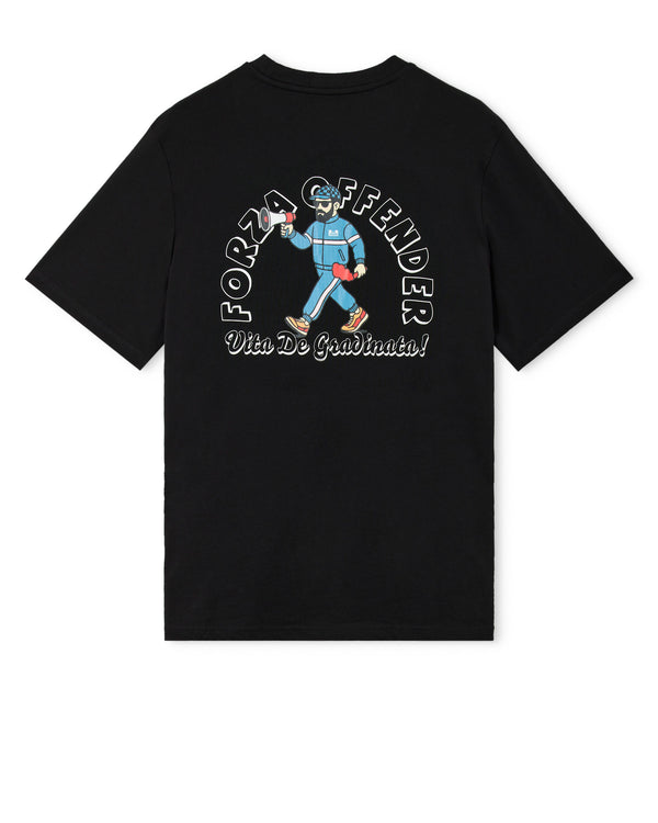 T-shirt Delinquens grafica nera