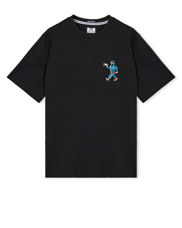 T-shirt Delinquens grafica nera
