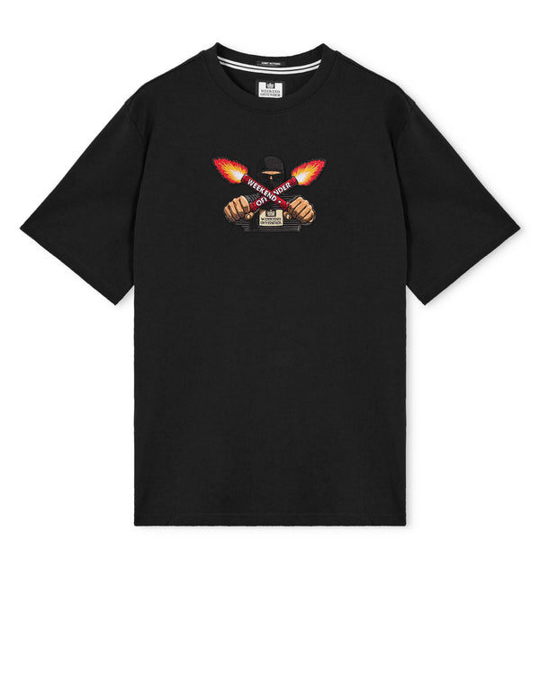 T-shirt Fulgar Graphic Nera