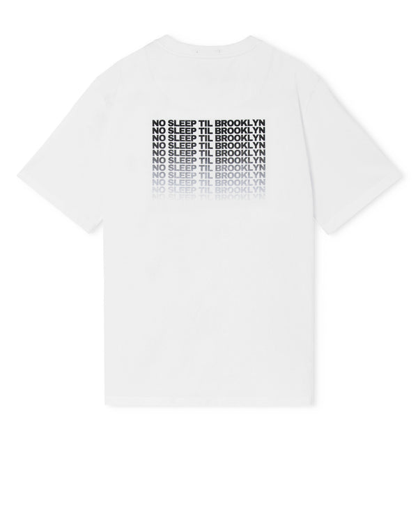 T-Shirt Grafica Brooklyn Bianca