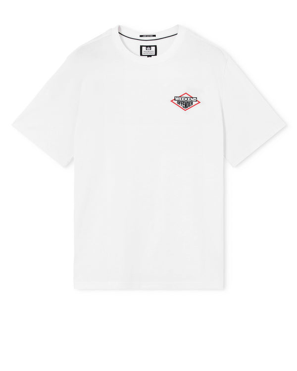 T-Shirt Grafica Brooklyn Bianca