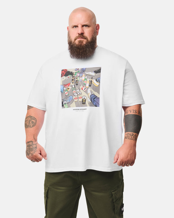 Plus Size - Imbibo Graphic T-Shirt White